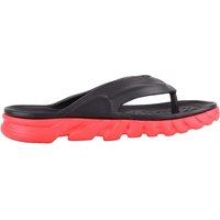 ABSOLUTE FOOTWEAR Men's Lightweight Durable Slip On Summer Sandals Flip Flop Sliders in Red | Size: 8
