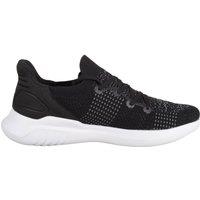 ABSOLUTE FOOTWEAR Men's Easy Slip On Lightweight Lace Up Breathable Sports Trainers in Black | Size: 7