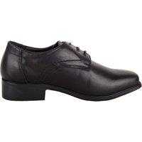ABSOLUTE FOOTWEAR Men's Childrens Faux Leather Smart Formal Lace Up School Shoes in Black | Size: 3