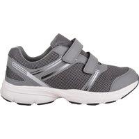 ABSOLUTE FOOTWEAR Men's Mens Lightweight Wide Fitting Trainers, Double Touch & Close Fastening in Grey | Size: 9