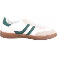 ABSOLUTE FOOTWEAR Men's Mens Easy Slip On Lace Up Casual Smart Trainers Sneakers in White | Size: 9