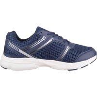 ABSOLUTE FOOTWEAR Men's Mens Lightweight Lace Up Sports Wide Fit Trainer Sneakers in Navy | Size: 8