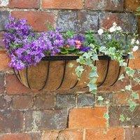 Marco Paul 36" Garden Wall Planter Trough in Black