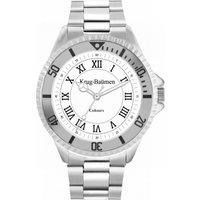 Krug-Baumen Men's KBWL-6 42mm Quartz Watch in White