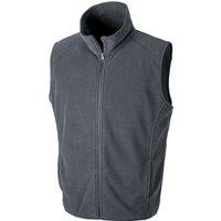 Result Men's Core Micro Fleece Gilet in Charcoal | Size: Large