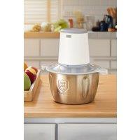Living and Home 2L Electric Wireless Kitchen Meat Mincer Grinder Stainless Steel Food Processor Vegetable Chopper in Silver