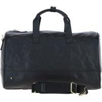 GABICCI Men's Real Leather Holdall in Black