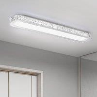 Garwarm Modern Luxury Led Ceiling Lamp Dimmable with Remote Control in White