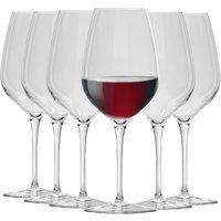 Bormioli Rocco Inalto Tre Sensi Red Wine Glasses - 550ml - Pack of 12 in Clear