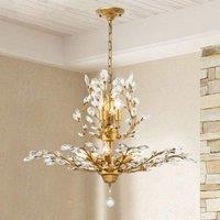 7 Light Dimmable Crystal Empire Chandelier