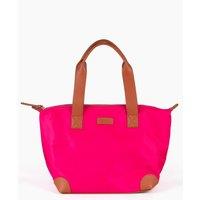 Etre Women's Harlowe Classic Tote Beach Bag - Nylon/PU in Fuchsia