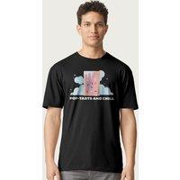 Kelloggs Men's Pop Tarts & Chill Toaster Pastries T-Shirt in Black | Size: XL