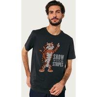Kelloggs Men's Cereal Tony the Tiger Show Your Stripes T-Shirt in Black | Size: Small