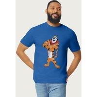 Kelloggs Men's Tony the Tiger Arms Folded Frosted Flakes T-Shirt in Royal | Size: XL