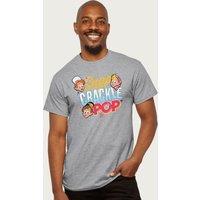 Kelloggs Men's Snap Crackle Pop Retro Rice Krispies T-Shirt in Mid Grey | Size: Small