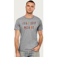 Kelloggs Men's Rice Krispies Snap Crackle Pop Red Faces T-Shirt in Mid Grey | Size: Small