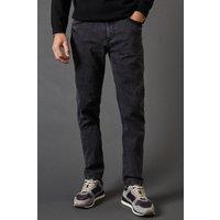 Burton Men's Washed Black Stretch Slim Fit Jeans | Size: 36S