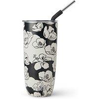 S'well Charcoal Bloom Tumbler, 700ml, Labelled