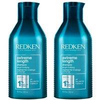Redken Extreme Length Shampoo 300ml Double in Clear