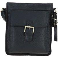 Ashwood Leather Men's Classic Leather Side Bag in Black