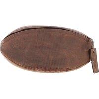 Leather Rugby Ball Washbag