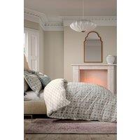 V&A 'Indian Lattice' Cotton Duvet Cover Set in Teal | Size: Single