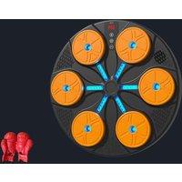 Leaper Bluetooth Music Home Fitness Punching Target with Gloves in Orange