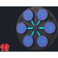 Leaper Bluetooth Music Home Fitness Punching Target with Gloves in Blue