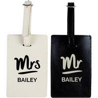 Personalised Memento Company Personalised My 1st Cream Passport Holder & Luggage Tag Set in Beige