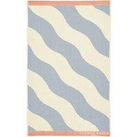 YVONNE ELLEN 'Signature Stripe' Cotton Towel in Baby Blue | Size: Bath Sheet