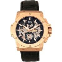 Commodus Automatic Skeleton Leather-Band Watch