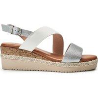 Moda In Pelle Women's 'Joani' Porvair Wedges in White | Size: 4