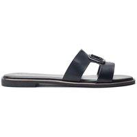 Moda In Pelle Women's 'Jeanie' Porvair Sandals in Black | Size: 4