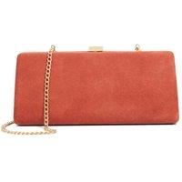 Dune London Women's 'Belinda' Suede Clutch in Light Pink