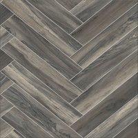Vinyl Flooring UK Brown Herringbone Wood Effect 2.6mm Vinyl Flooring | Size: 3000mm x 1000mm