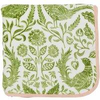 Helena Springfield 'Pheasant' Fleece Blanket in Green | Size: 140 cm x 180 cm