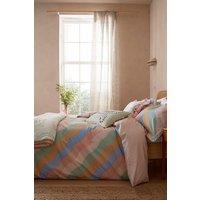 YVONNE ELLEN 'Signature Stripe' Cotton Duvet Cover Set | Size: Double