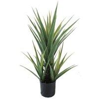 Leaf 70cm Artificial Yucca Plant in Green