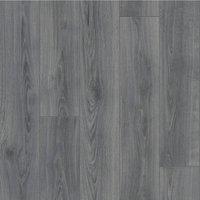 Vinyl Flooring UK Grey Wood Effect 2.6mm Textile Backed Sheet Vinyl Flooring | Size: 4000mm x 3000mm
