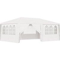 Berkfield Home Professional Party Tent with Side Walls 4x6 m White 90 g/m?