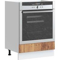 Berkfield Home Oven Cabinet Lucca Old Wood Engineered Wood in Brown