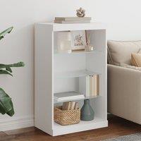 Berkfield Home Sideboard with LED Lights White 60.5x37x100 cm