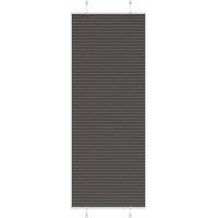 Berkfield Home Pleated Blind Black 80x200 cm Fabric Width 79.4 cm Polyester