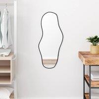 Berkfield Home Wall Mirror Black 80x35 cm