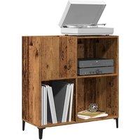 Berkfield Home Record Cabinet Old Wood 84.5x38x89 cm Engineered Wood in Brown