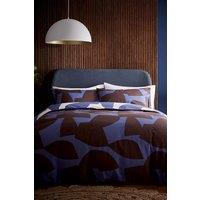 Helena Springfield 'Alva' Cotton Duvet Cover Set in Blue | Size: Super King