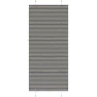 Berkfield Home Pleated Blind Anthracite 85x200 cm Fabric Width 84.4 cm Polyester in Black
