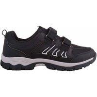 ABSOLUTE FOOTWEAR Men's Double Touch & Close Wide Fitting Walking Hiking Trainer Shoe in Black | Size: 10