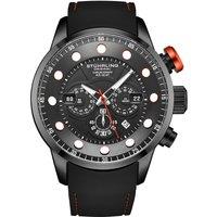 4054 Aquatic Force Chronograph Watch Silicone Strap 50mm 10 ATM Water Resistant