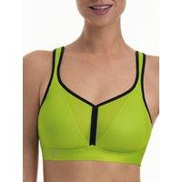 Anita Women's Active Air Control Deltapad Sports Bra in Green | Size: 30F